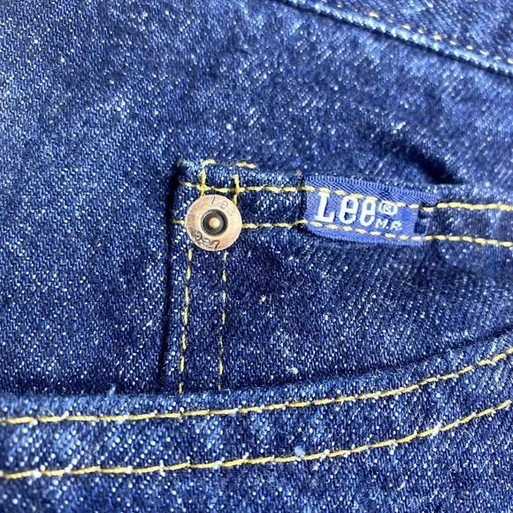 NWT Vintage Lee Jeans, dark wash, deadstock - Picture 2 of 12